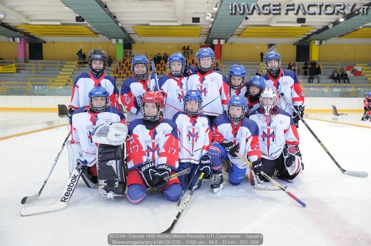 2013-04-13 Aosta 1455 Hockey Milano Rossoblu U11-Courmayeur - Squadra